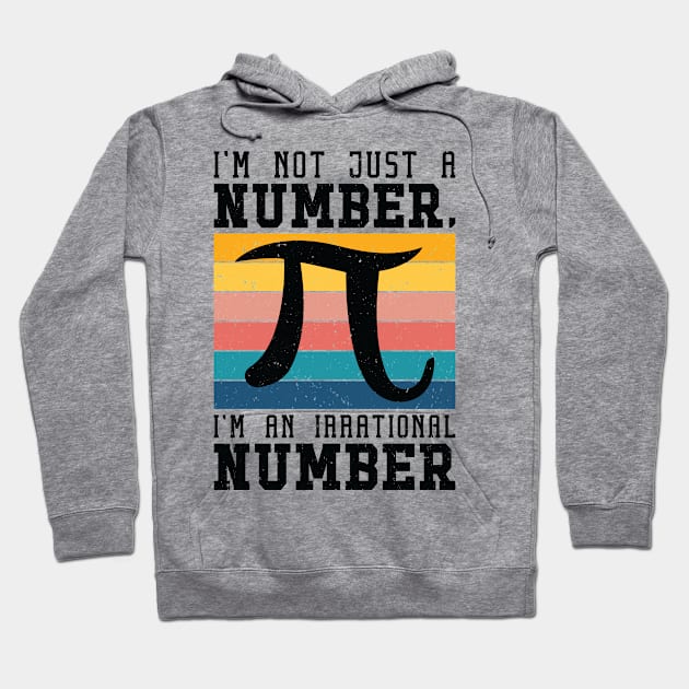 Pi Day Retro Mathematics Pi Symbol Math Number Hoodie by Tom´s TeeStore